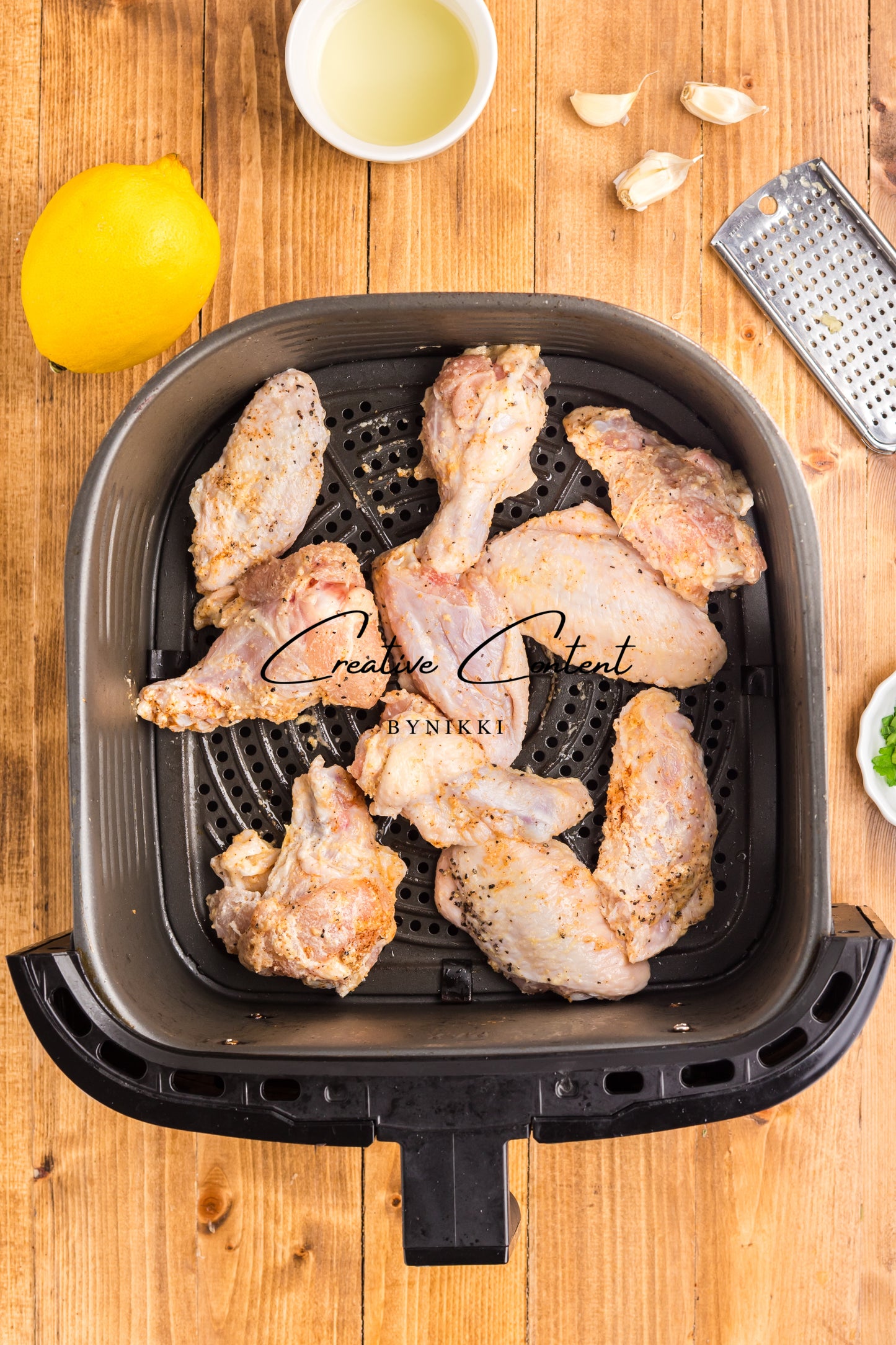 Air Fryer Garlic Parmesan Chicken Wings - Exclusive
