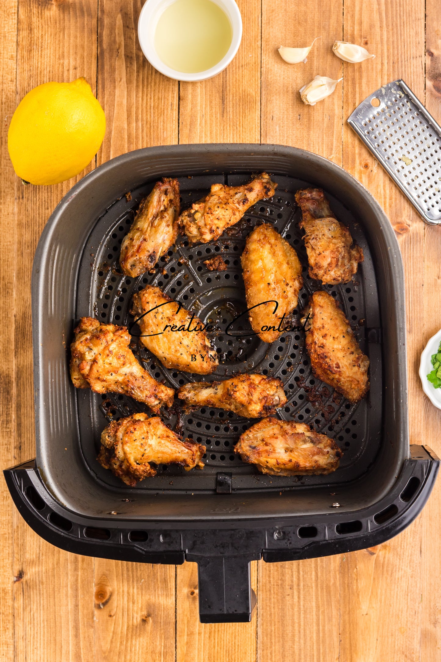 Air Fryer Garlic Parmesan Chicken Wings - Exclusive