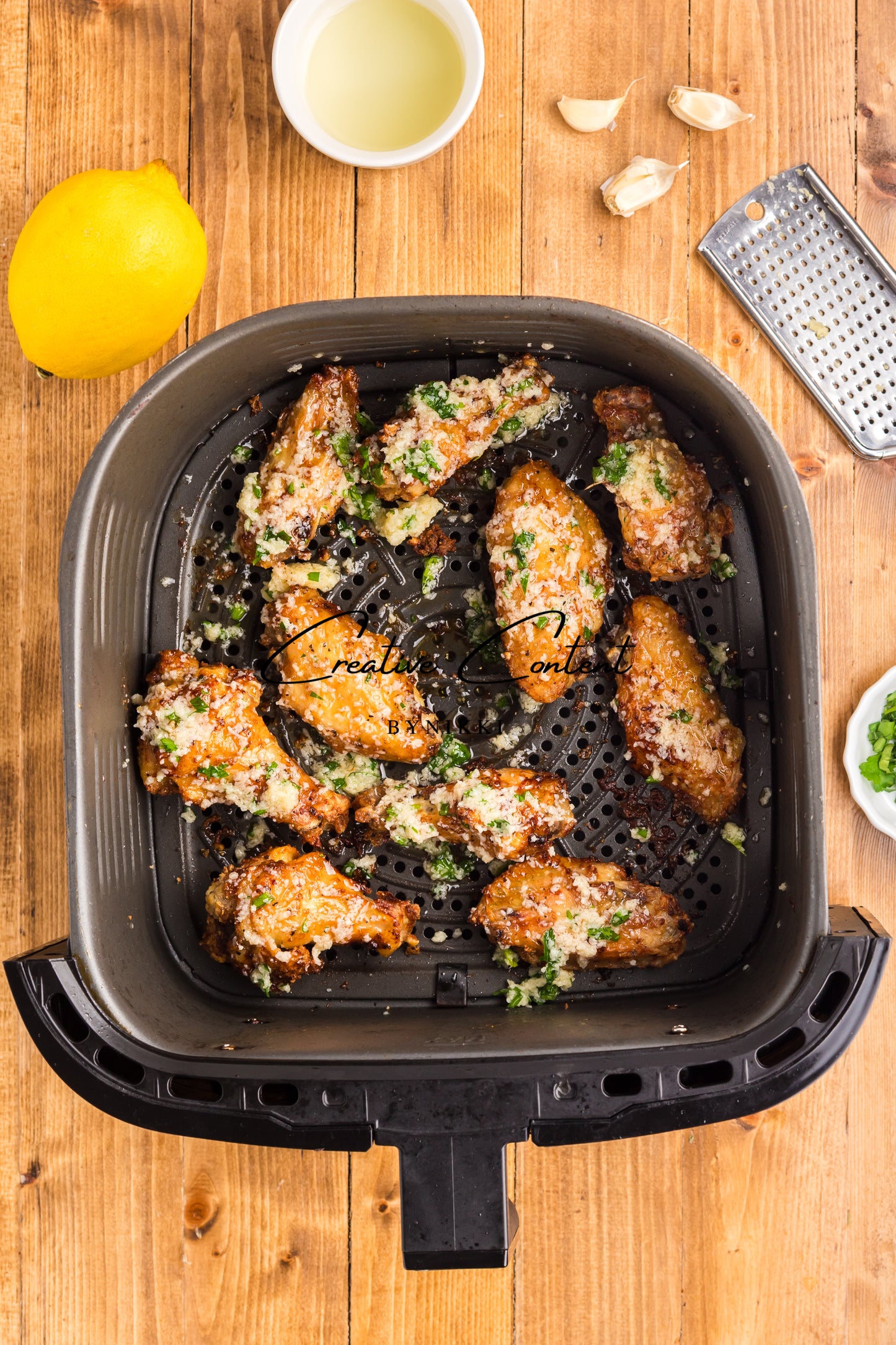 Air Fryer Garlic Parmesan Chicken Wings - Exclusive