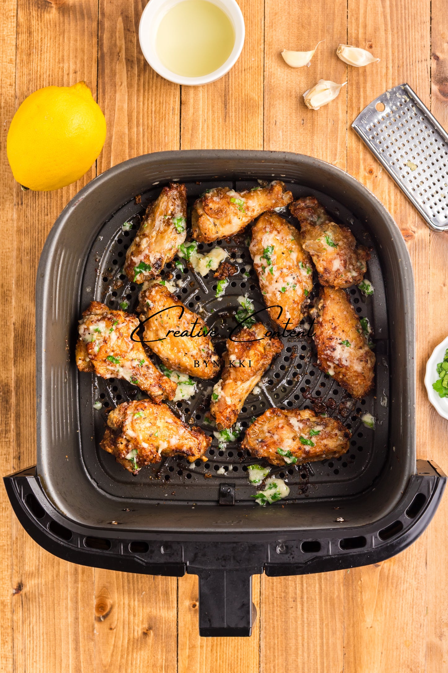 Air Fryer Garlic Parmesan Chicken Wings - Exclusive