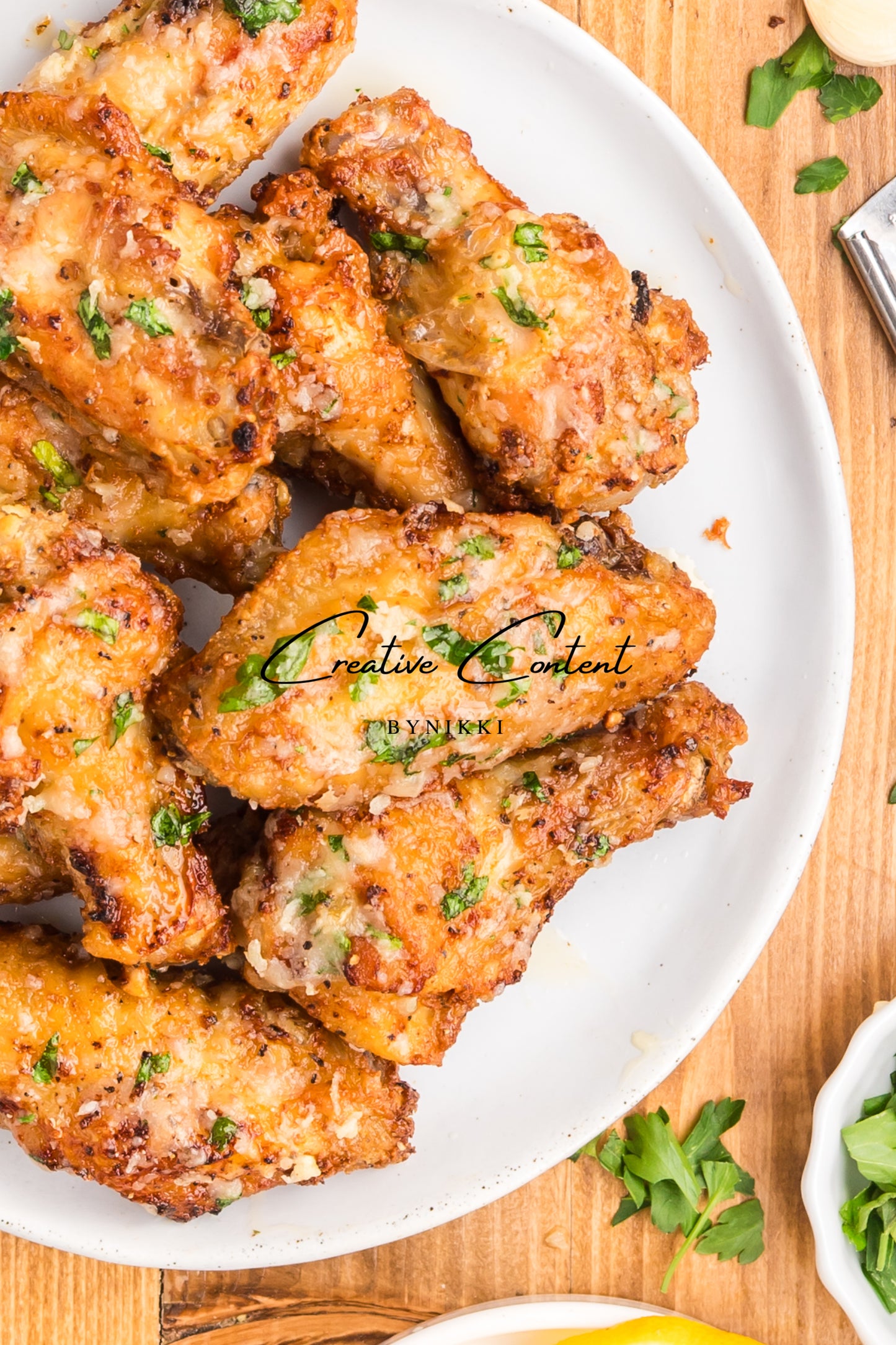 Air Fryer Garlic Parmesan Chicken Wings - Exclusive