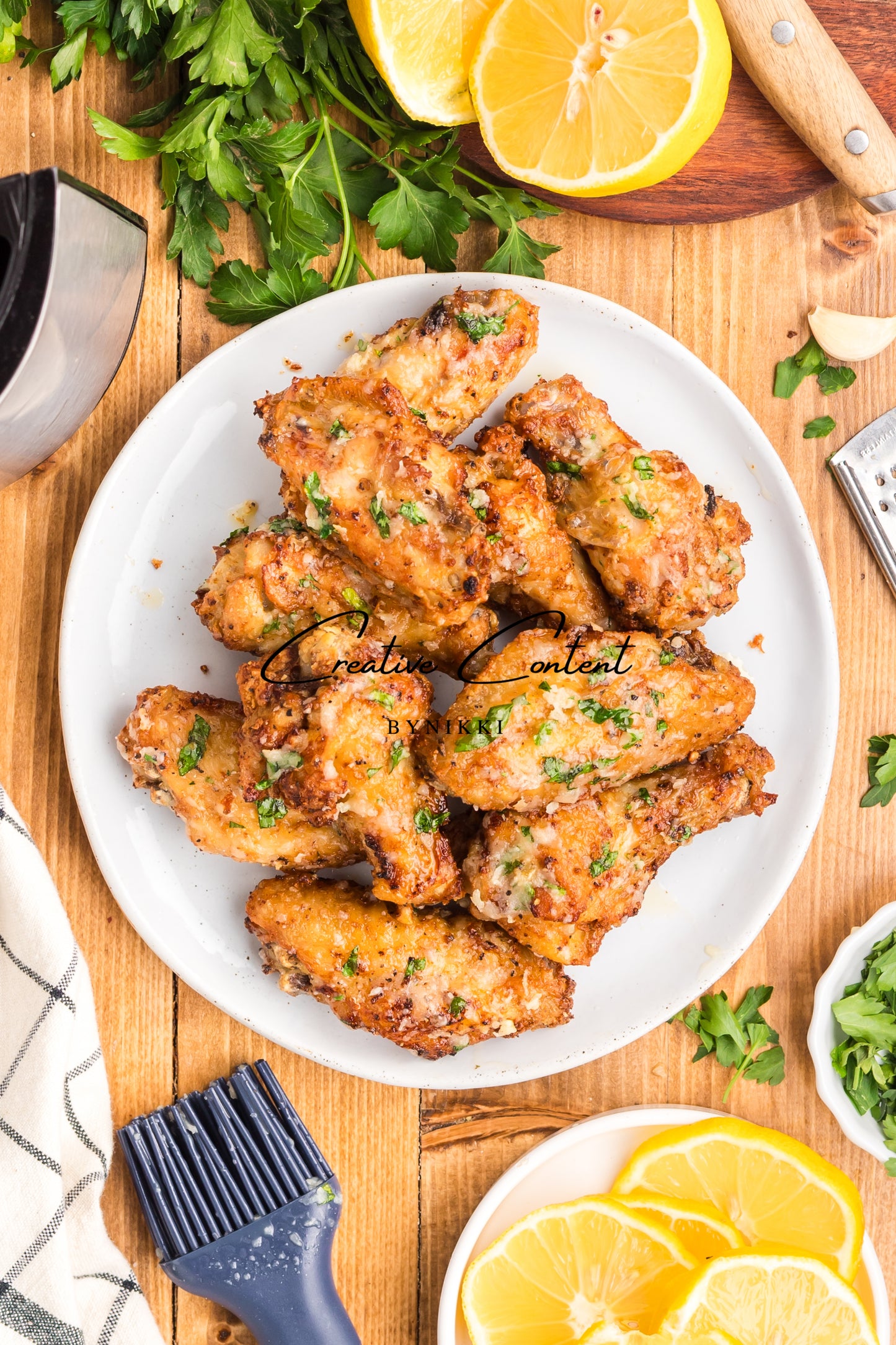 Air Fryer Garlic Parmesan Chicken Wings - Exclusive