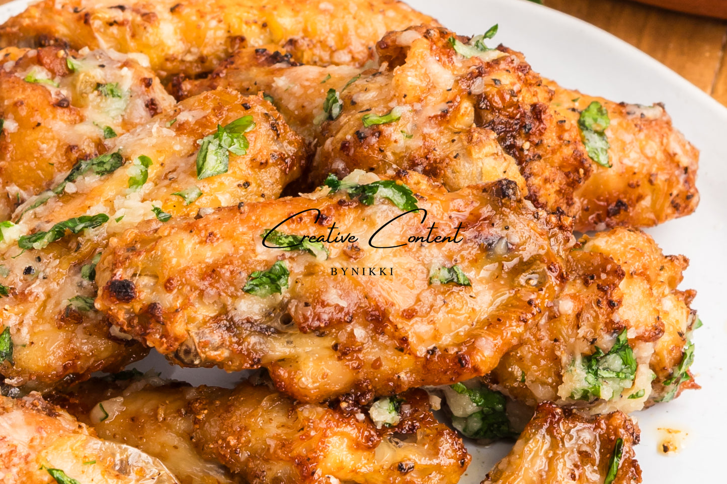 Air Fryer Garlic Parmesan Chicken Wings - Exclusive