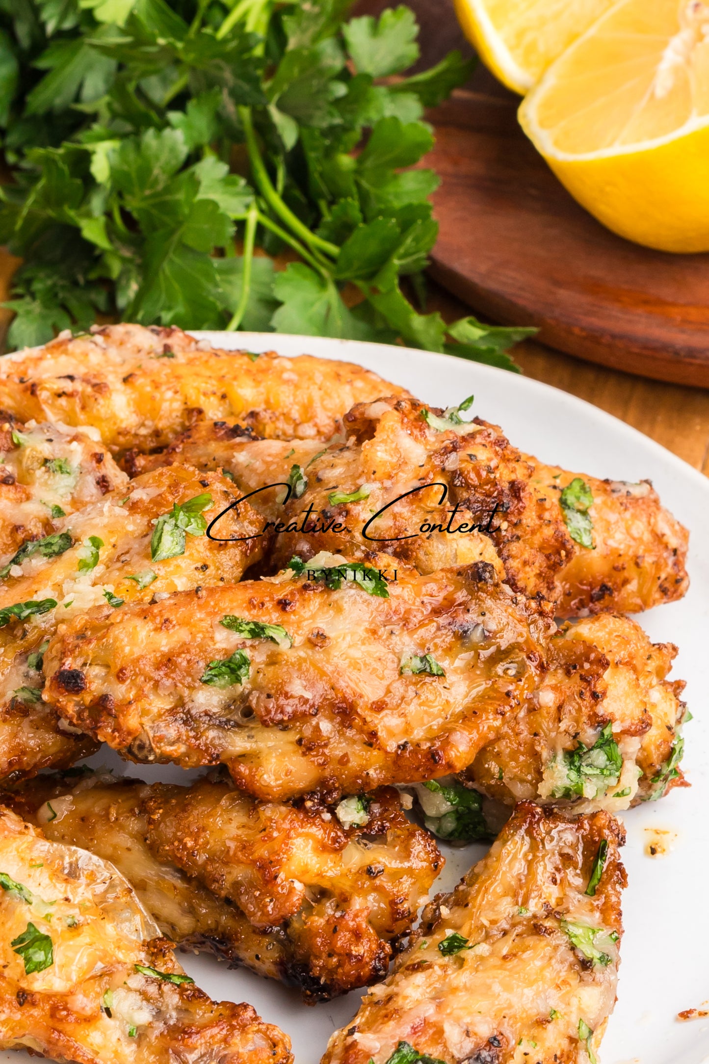 Air Fryer Garlic Parmesan Chicken Wings - Exclusive