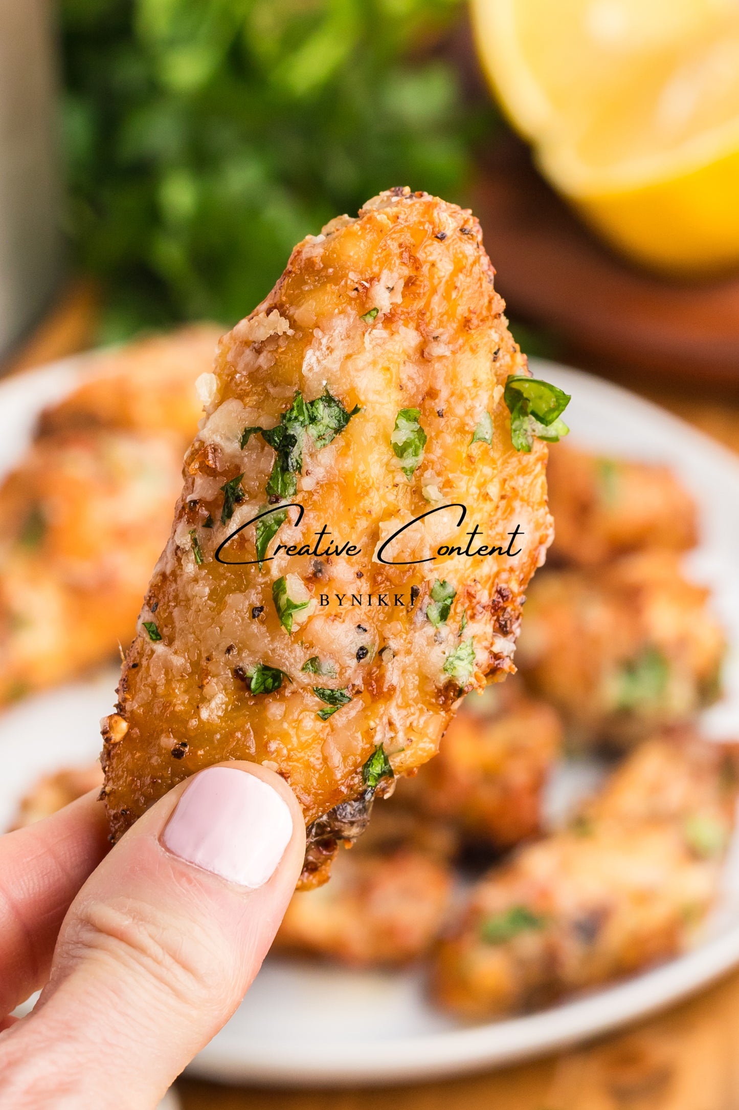 Air Fryer Garlic Parmesan Chicken Wings - Exclusive