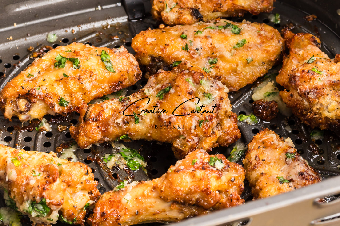 Air Fryer Garlic Parmesan Chicken Wings - Exclusive