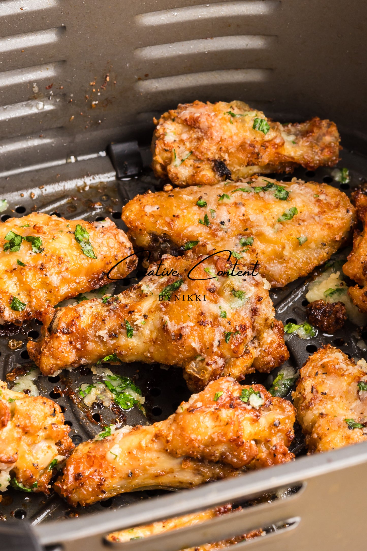 Air Fryer Garlic Parmesan Chicken Wings - Exclusive