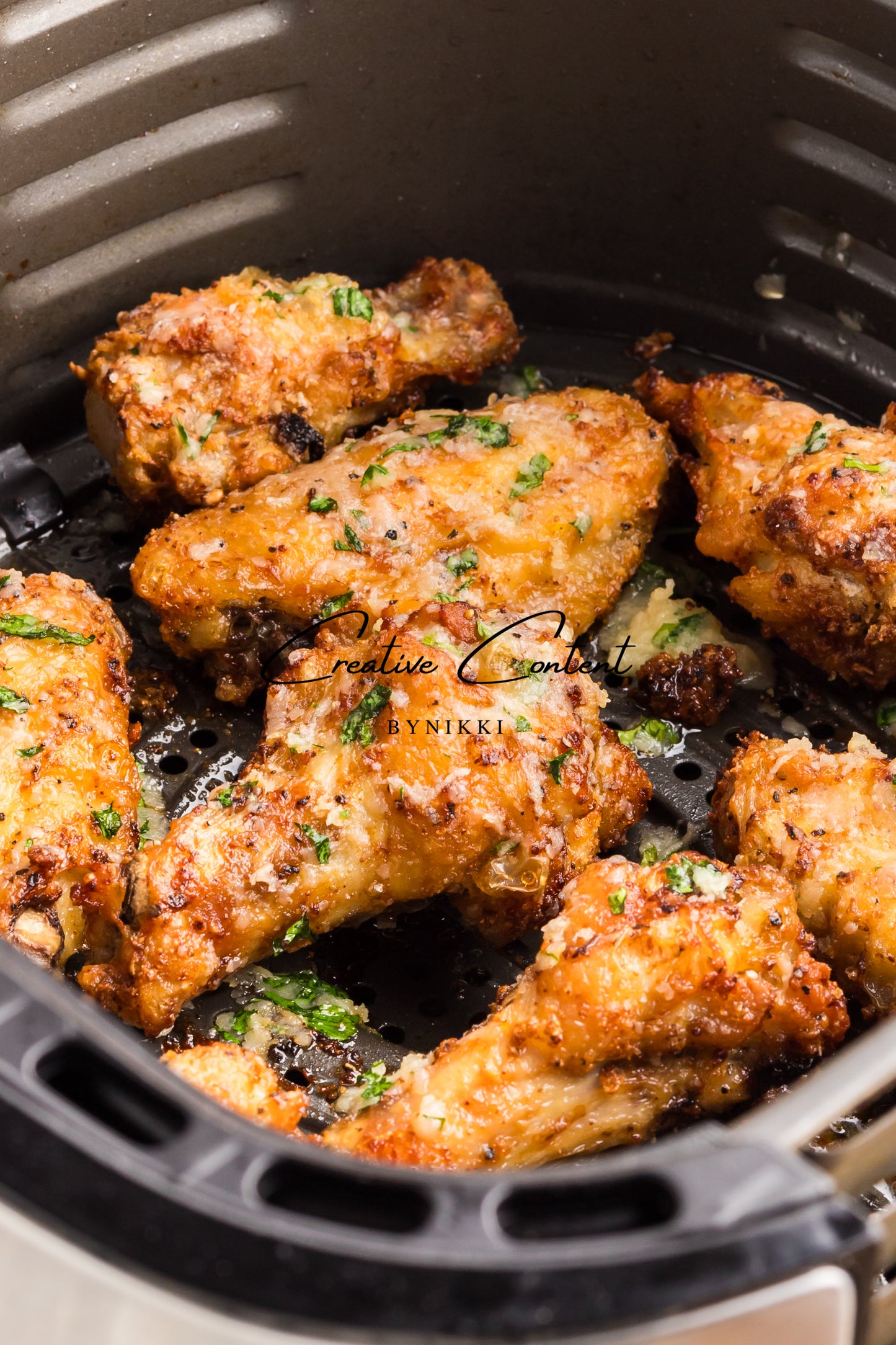 Air Fryer Garlic Parmesan Chicken Wings - Exclusive