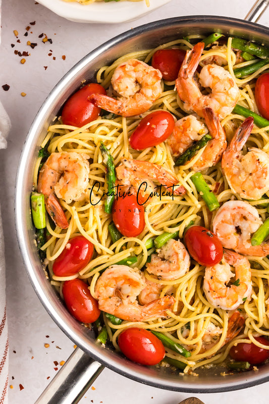 Garlic Shrimp Pasta - Set 1 of 2