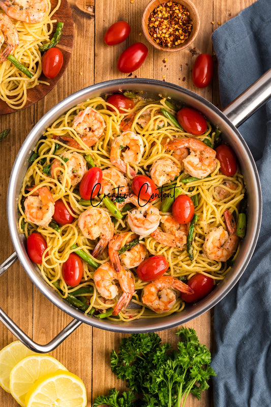 Garlic Shrimp Pasta - Set 2 of 2