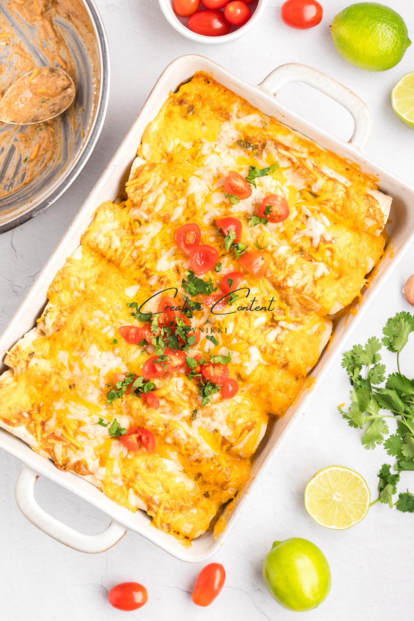 Green Chile Chicken Enchiladas - Exclusive