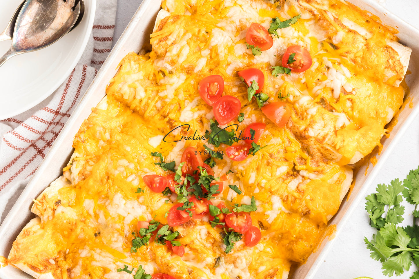 Green Chile Chicken Enchiladas - Exclusive
