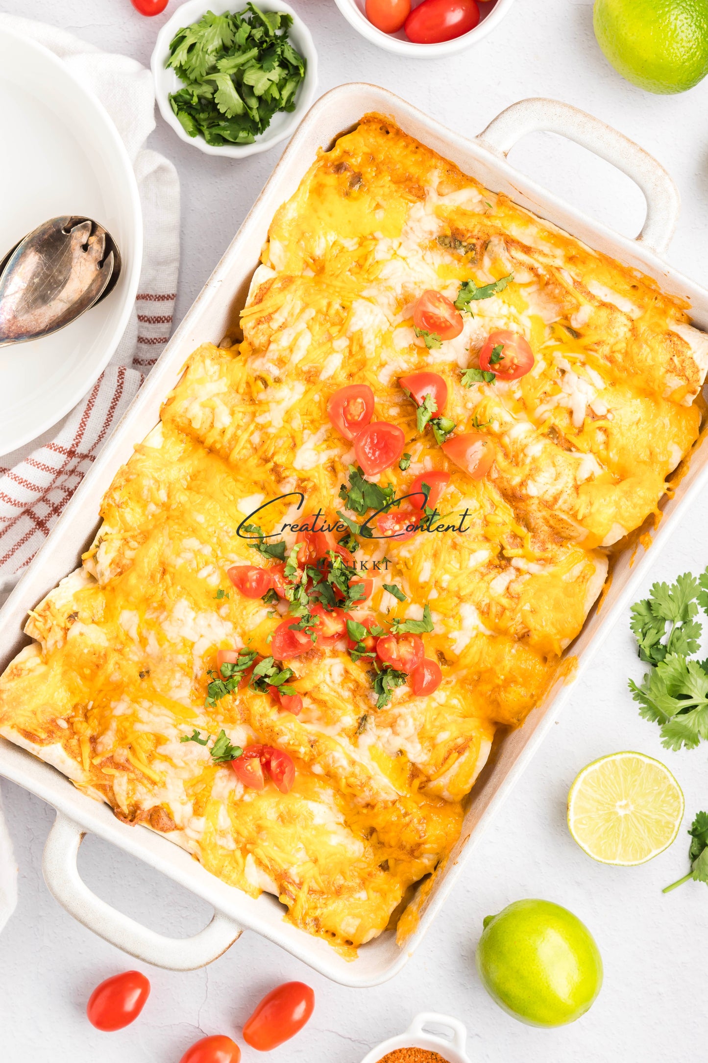 Green Chile Chicken Enchiladas - Exclusive