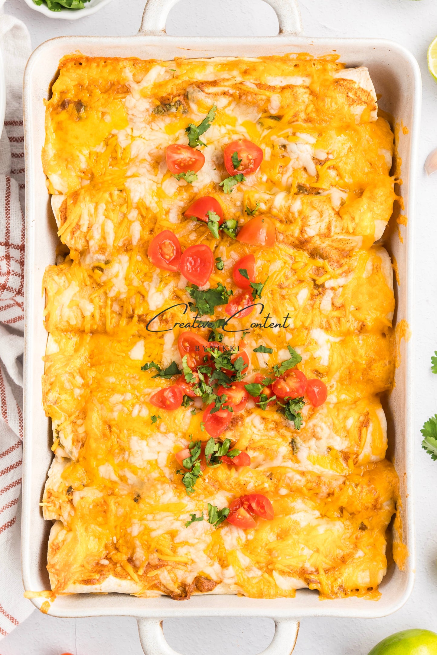 Green Chile Chicken Enchiladas - Exclusive