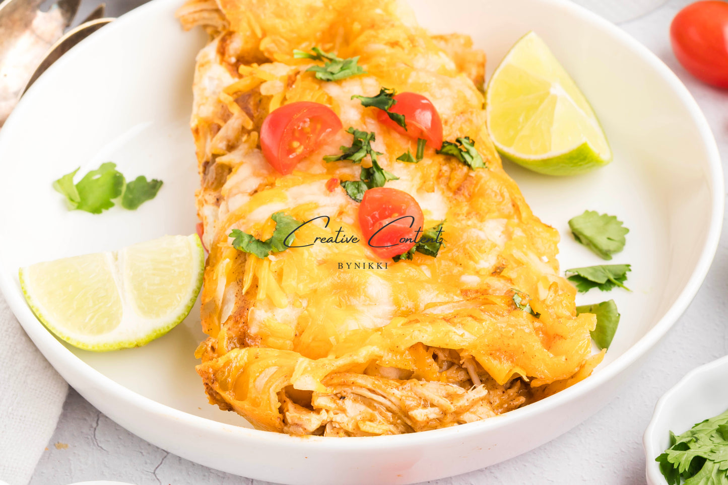 Green Chile Chicken Enchiladas - Exclusive