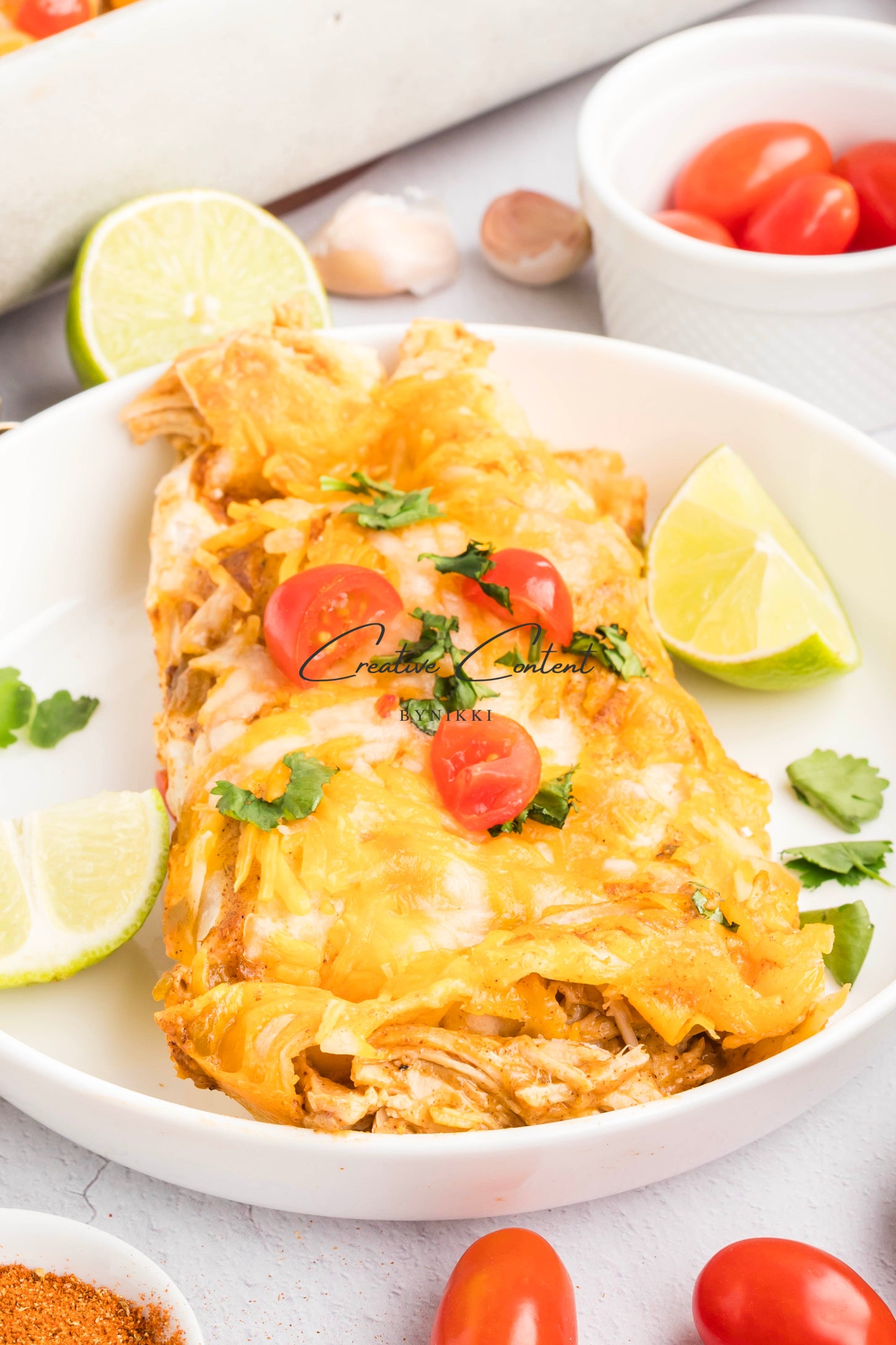 Green Chile Chicken Enchiladas - Exclusive