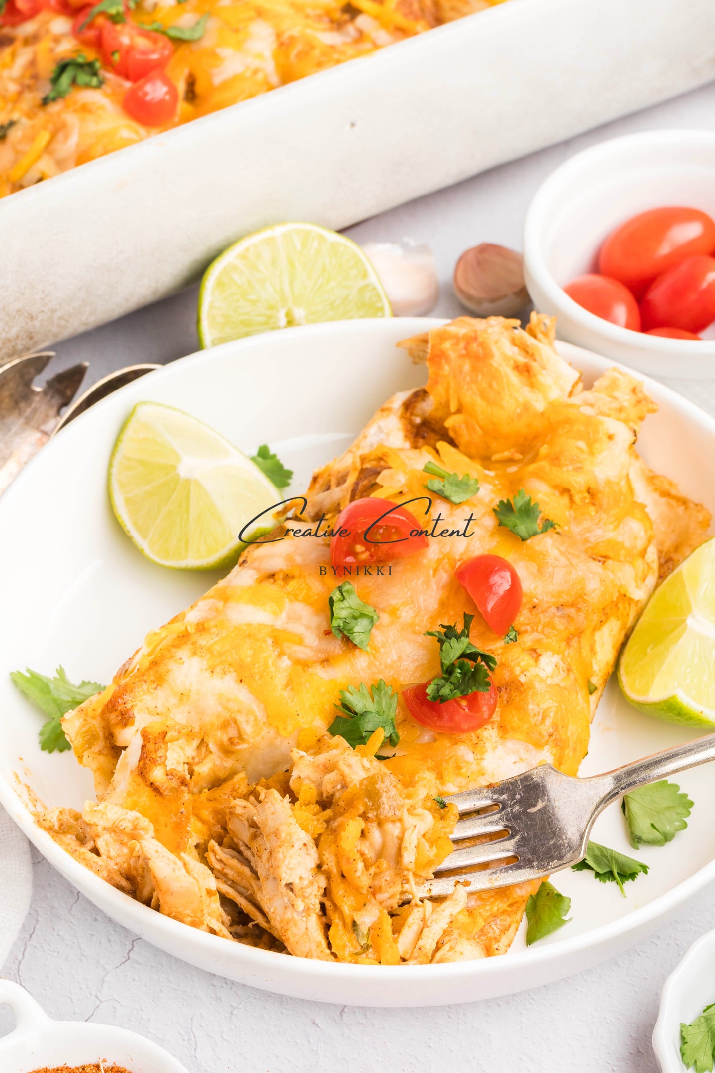 Green Chile Chicken Enchiladas - Exclusive