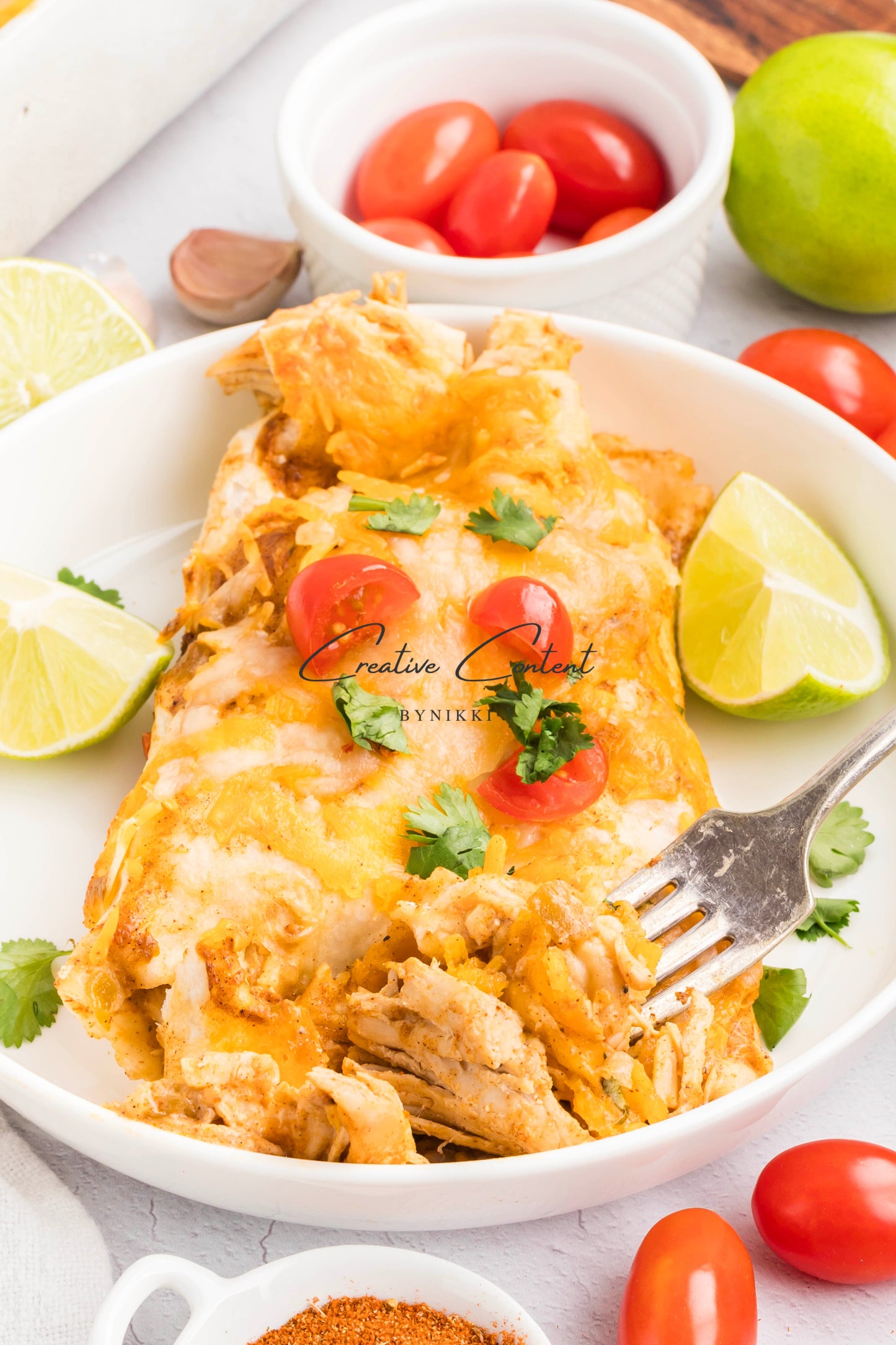 Green Chile Chicken Enchiladas - Exclusive