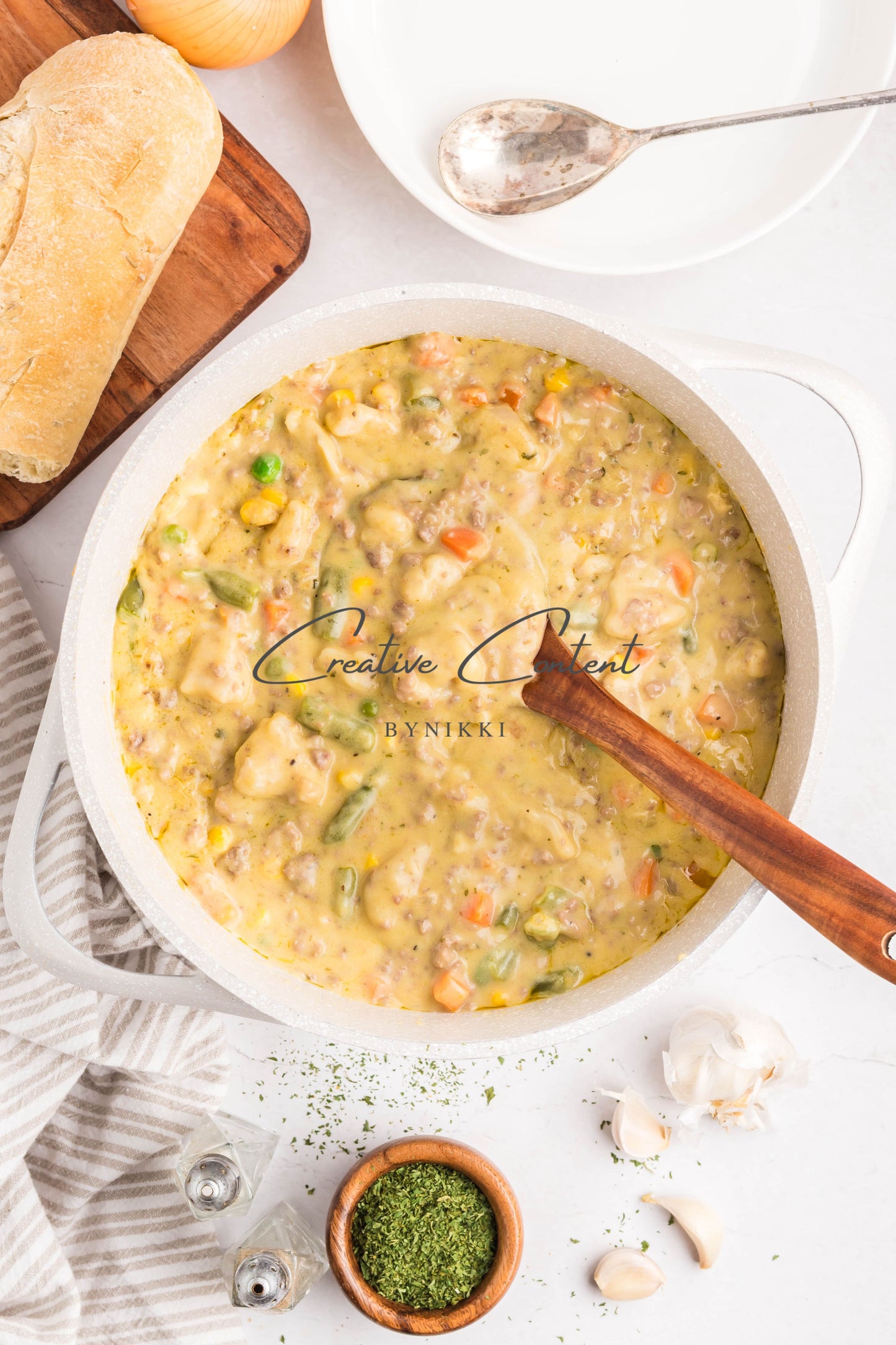 Ground Beef and Dumplings -  Exclusive
