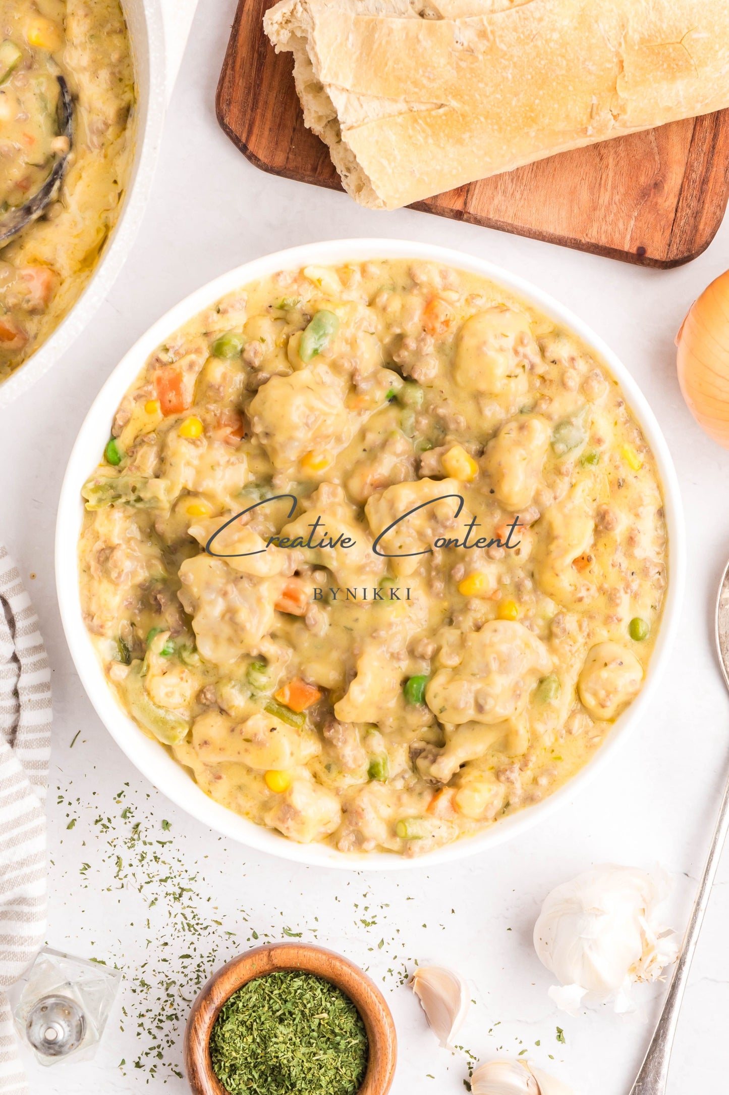 Ground Beef and Dumplings -  Exclusive