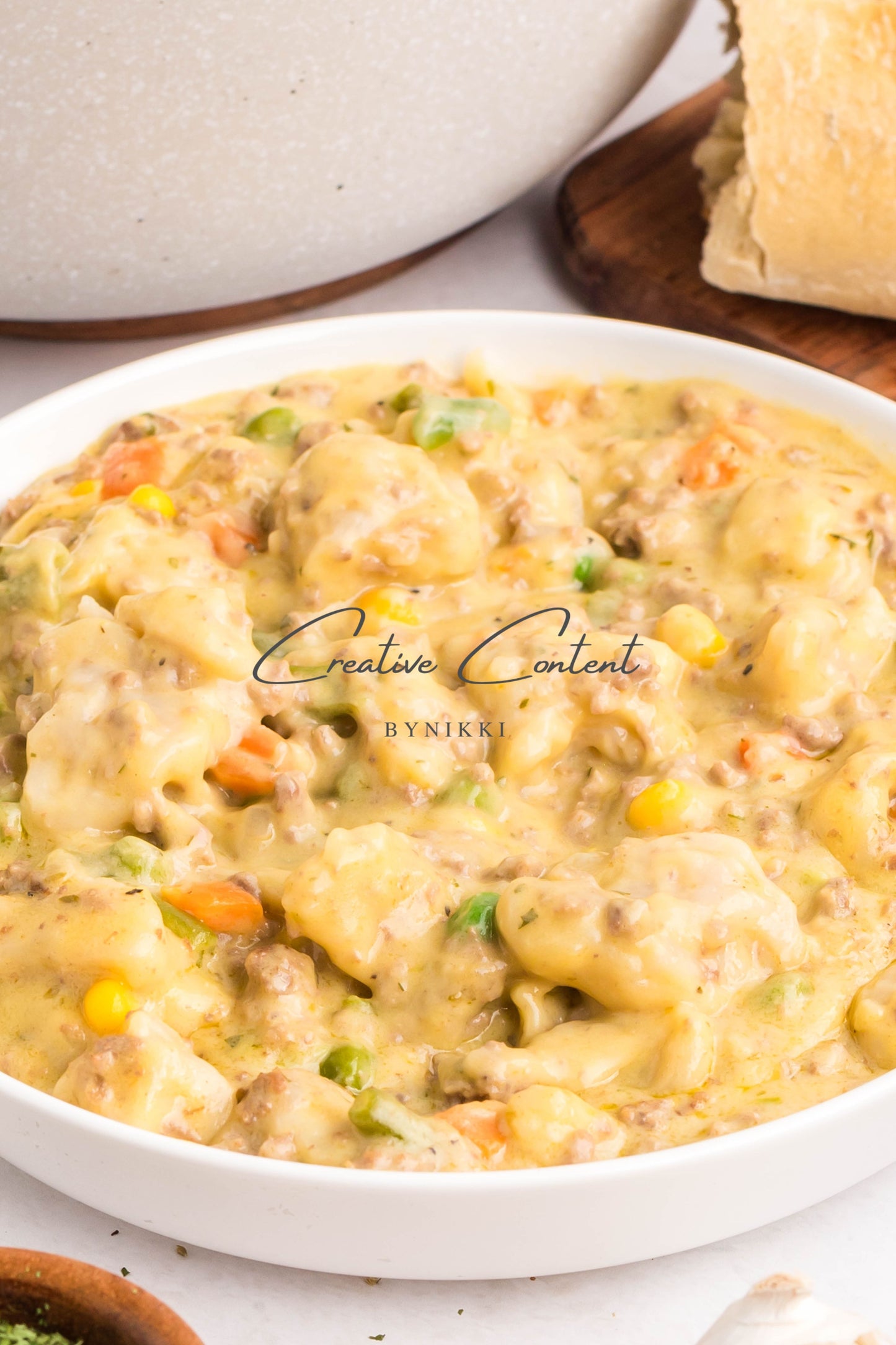 Ground Beef and Dumplings -  Exclusive
