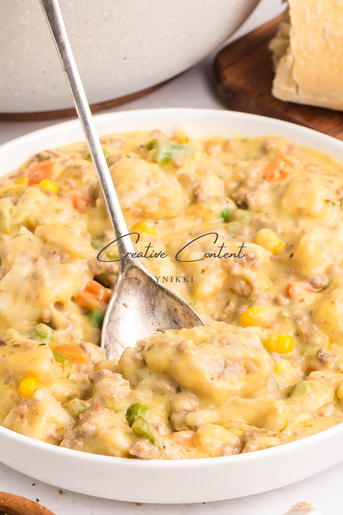Ground Beef and Dumplings -  Exclusive