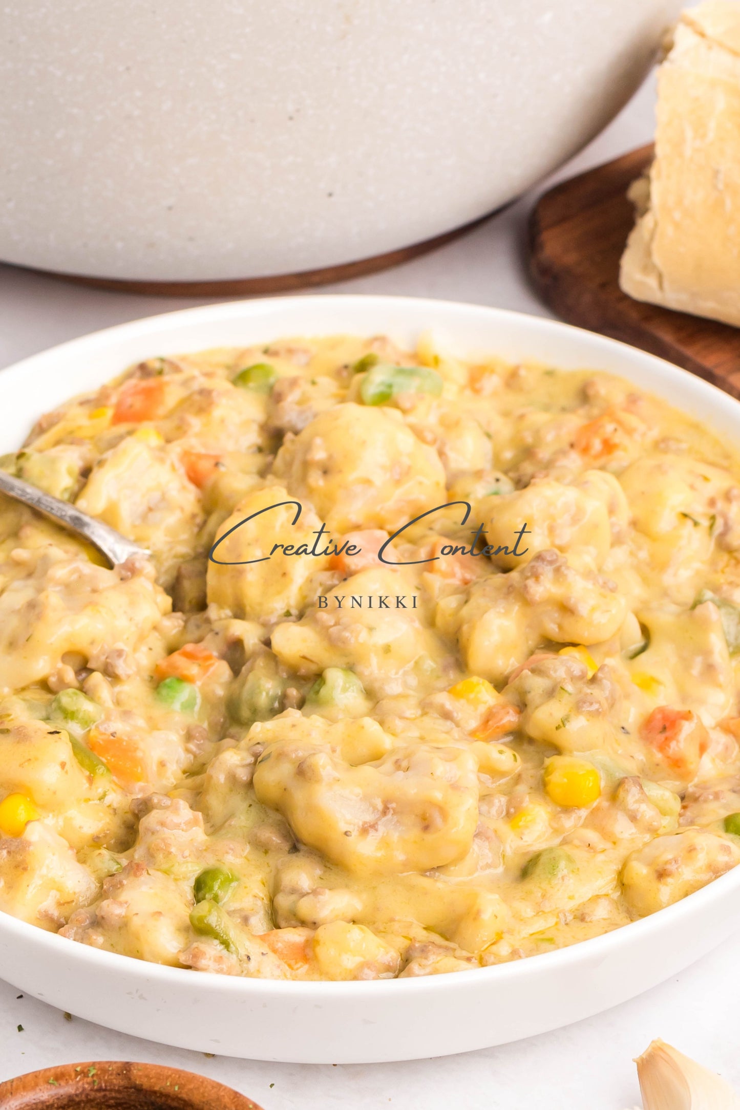 Ground Beef and Dumplings -  Exclusive