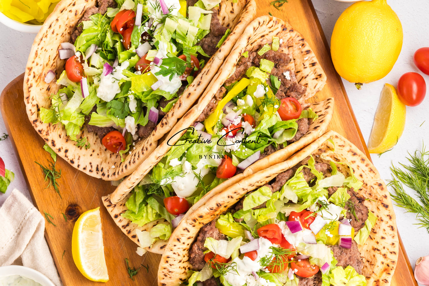 Gyro Smash Burger Tacos - Exclusive