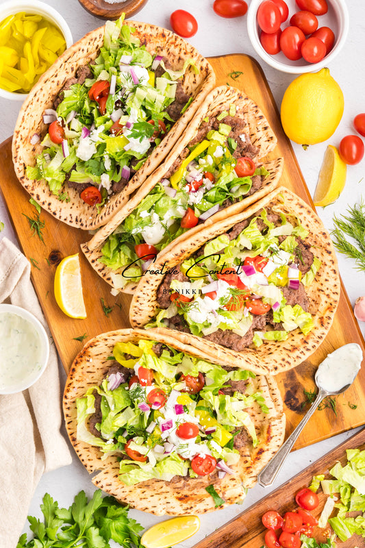 Gyro Smash Burger Tacos - Exclusive