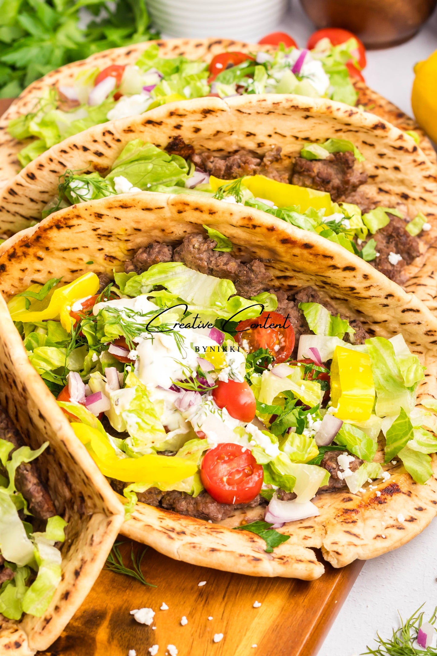 Gyro Smash Burger Tacos - Exclusive