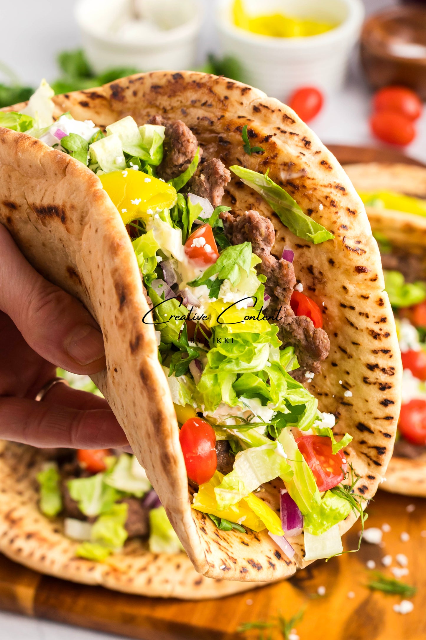 Gyro Smash Burger Tacos - Exclusive