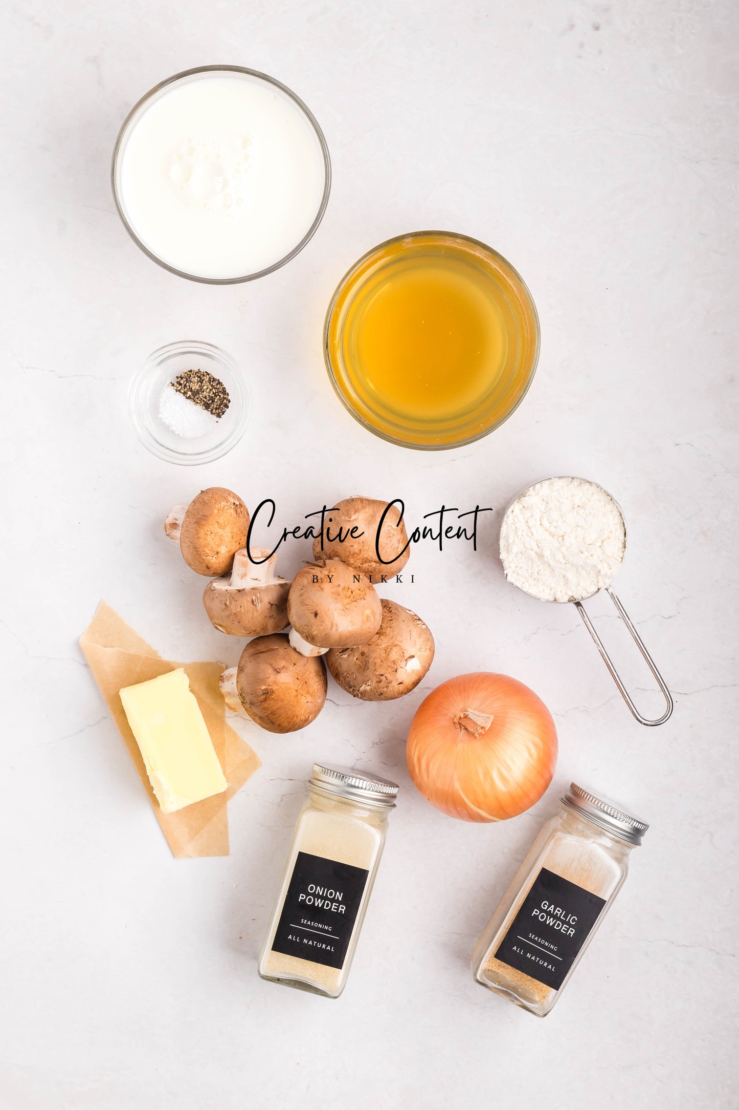 Homemade Condensed Cream of Mushroom Soup - Set 1 of 2