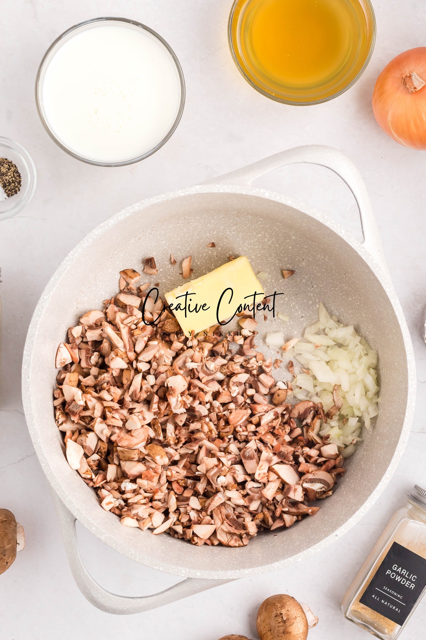 Homemade Condensed Cream of Mushroom Soup - Set 1 of 2