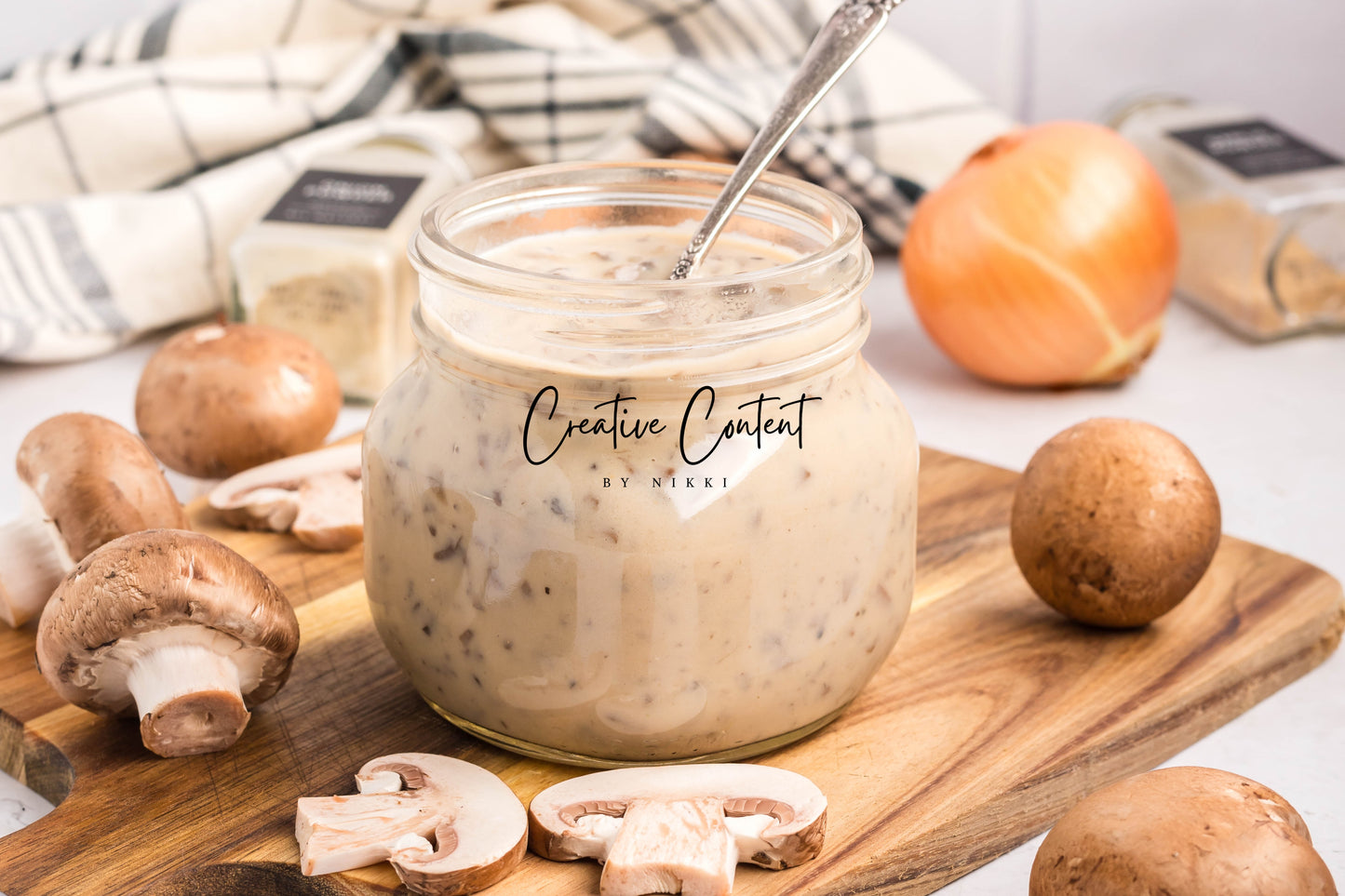 Homemade Condensed Cream of Mushroom Soup - Set 1 of 2