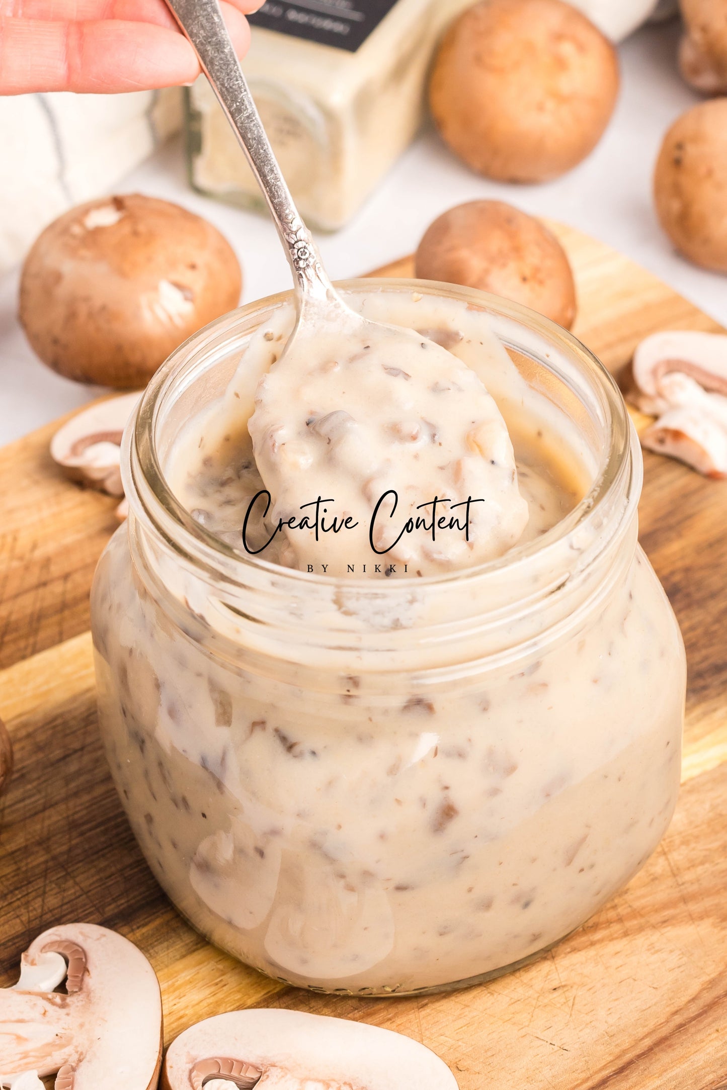 Homemade Condensed Cream of Mushroom Soup - Set 1 of 2