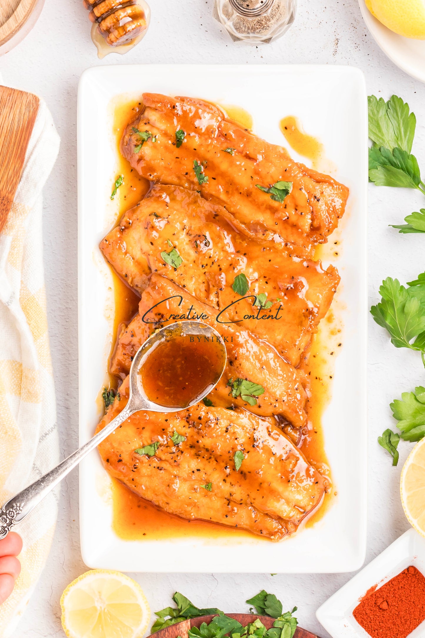 Honey Glazed Salmon - Exclusive