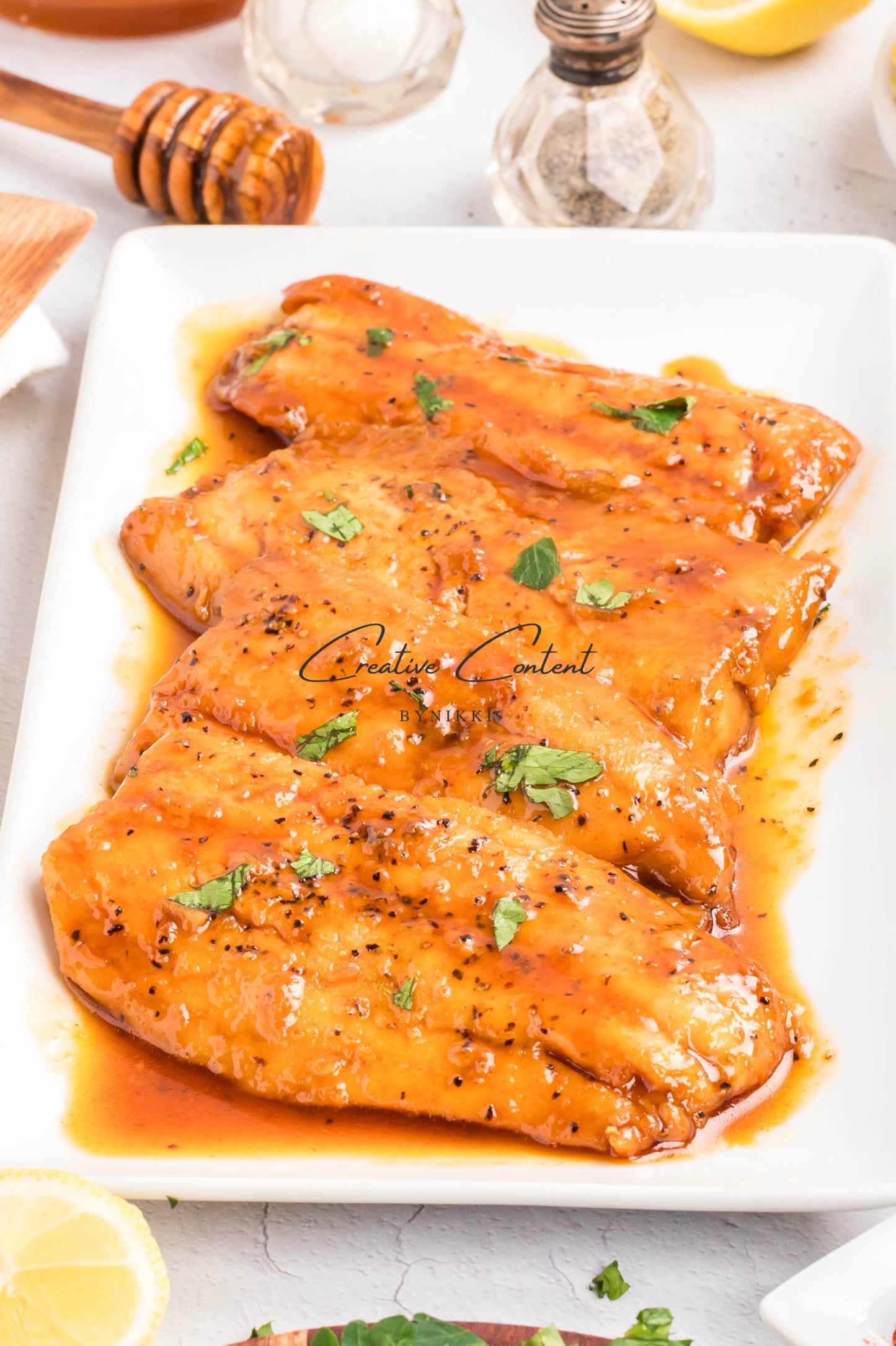 Honey Glazed Salmon - Exclusive