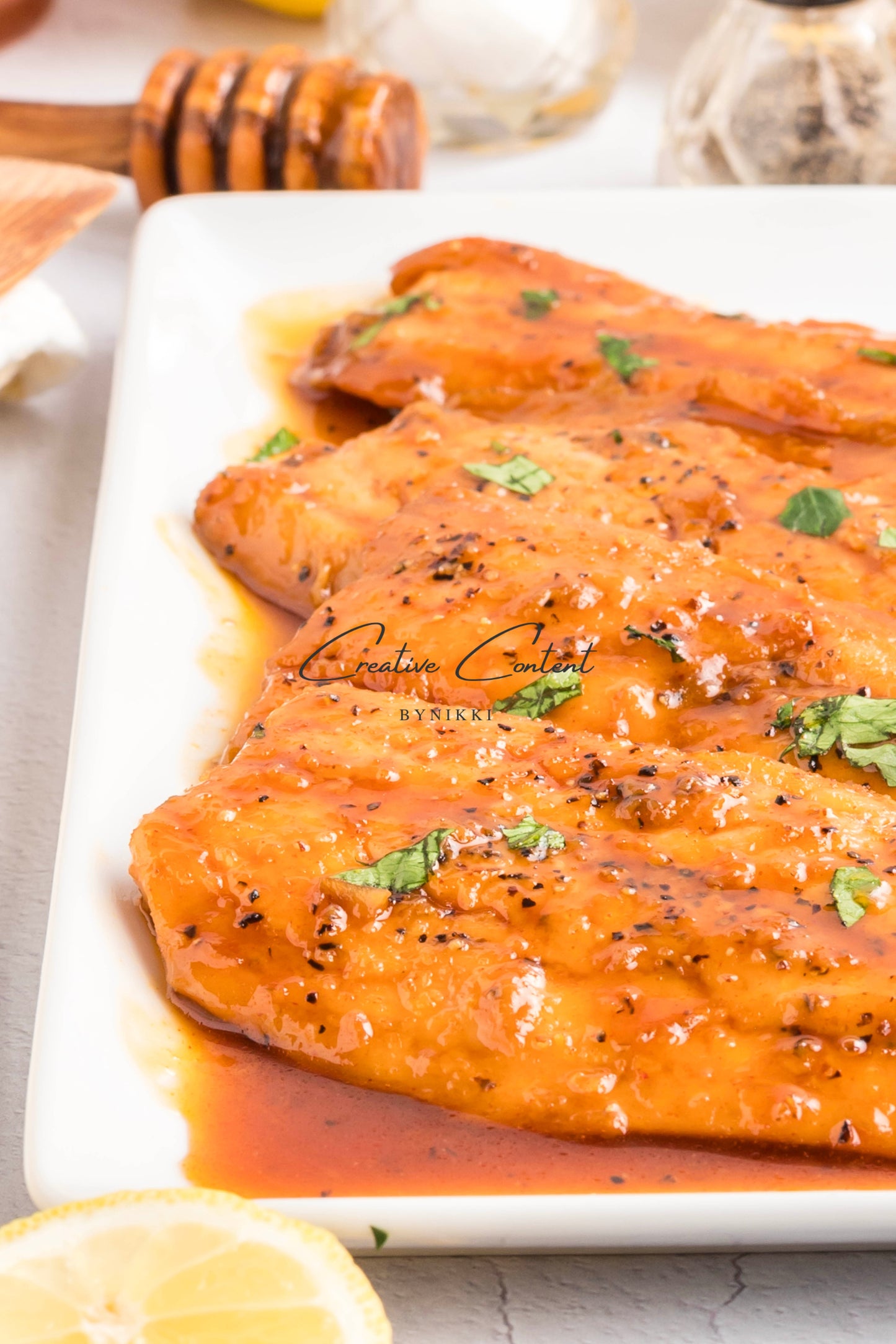 Honey Glazed Salmon - Exclusive
