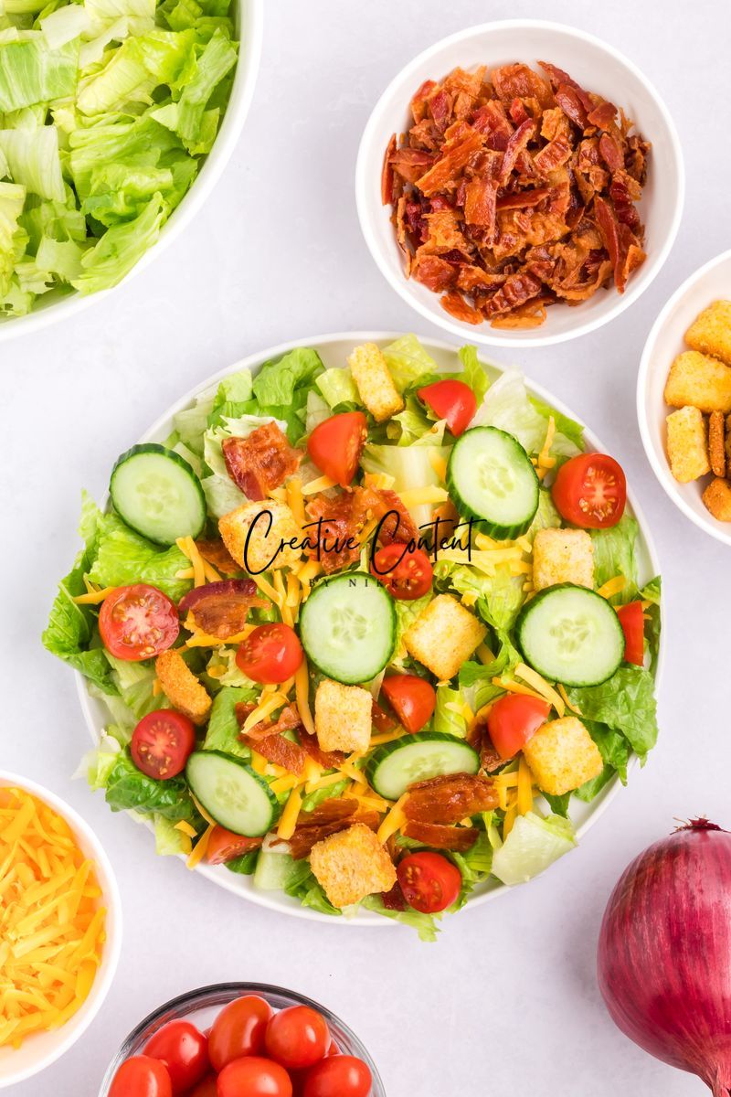 House Salad + Homemade Vinaigrette - Set 2 of 2