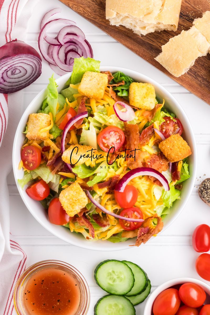 House Salad + Homemade Vinaigrette - Set 2 of 2