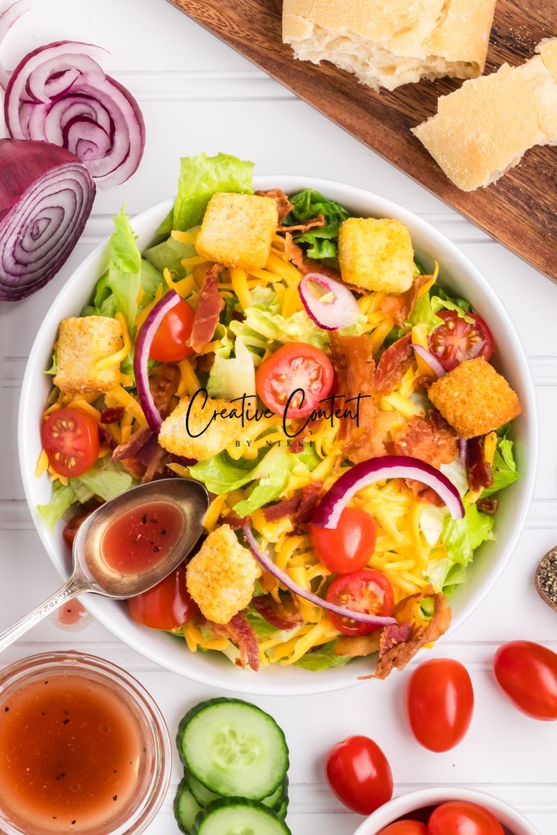 House Salad + Homemade Vinaigrette - Set 2 of 2