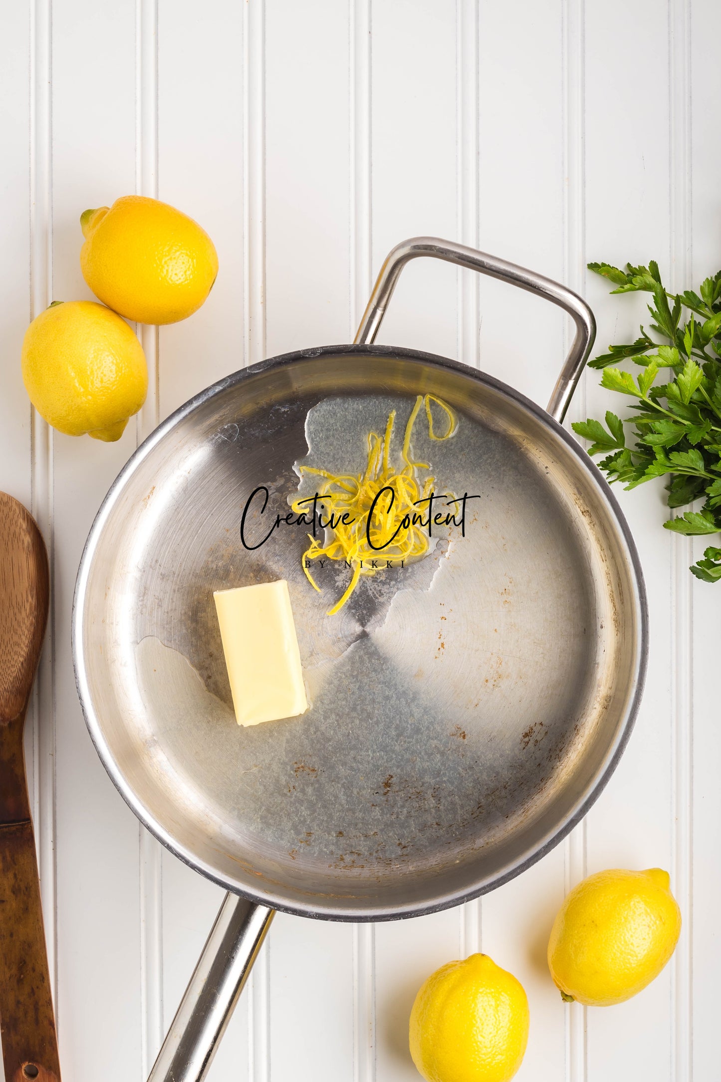 Lemon Cream Spaghetti  - Set 1 of 2