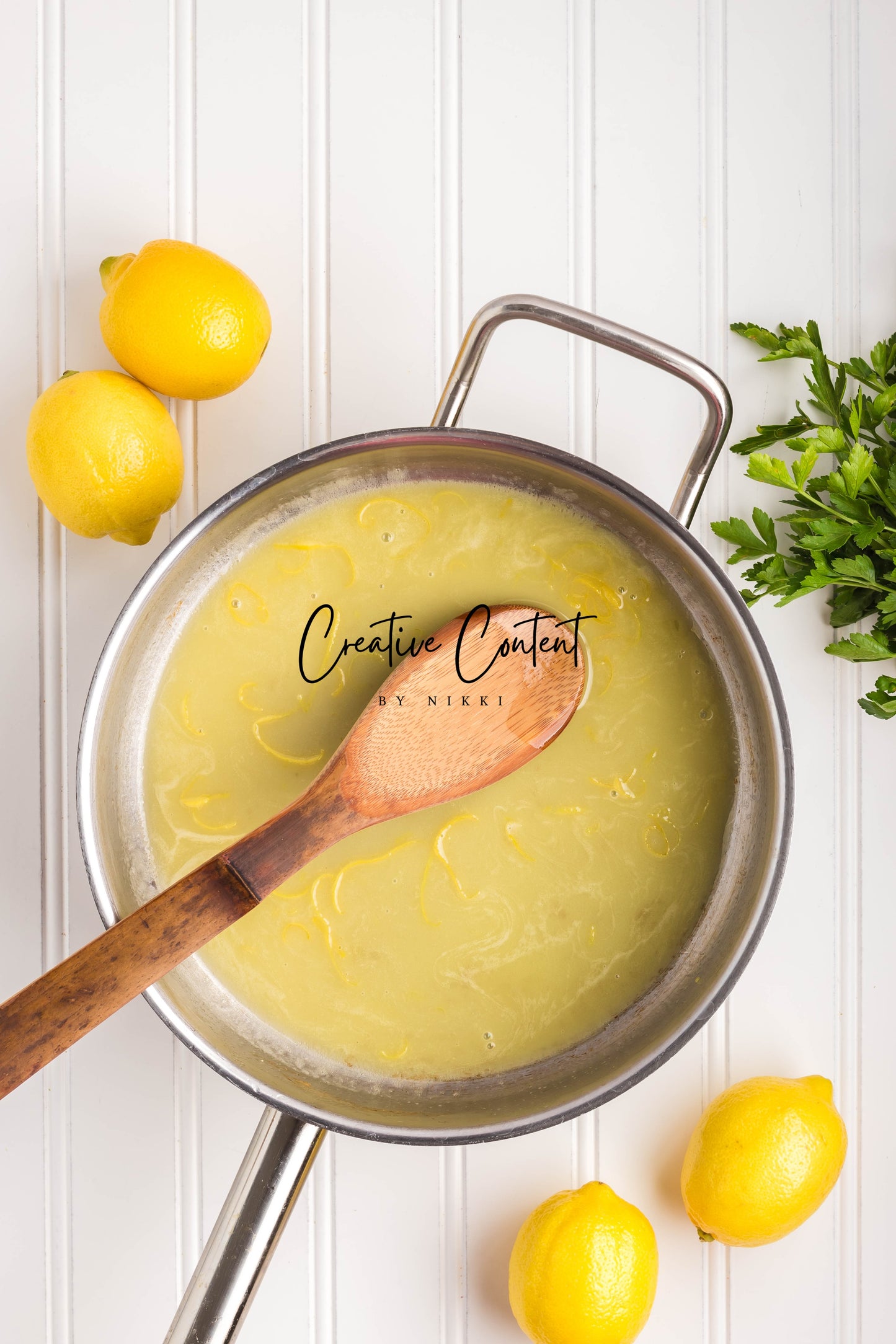 Lemon Cream Spaghetti  - Set 1 of 2