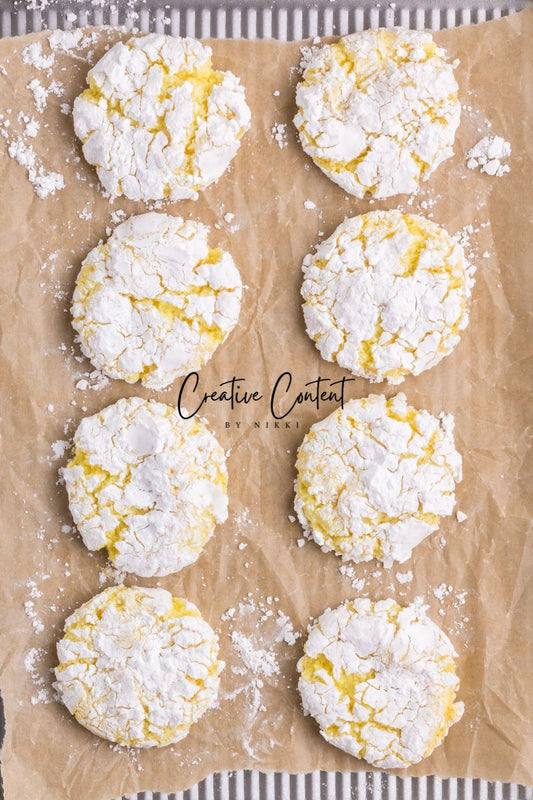 Lemon Crinkle Cookies - 1 of 2