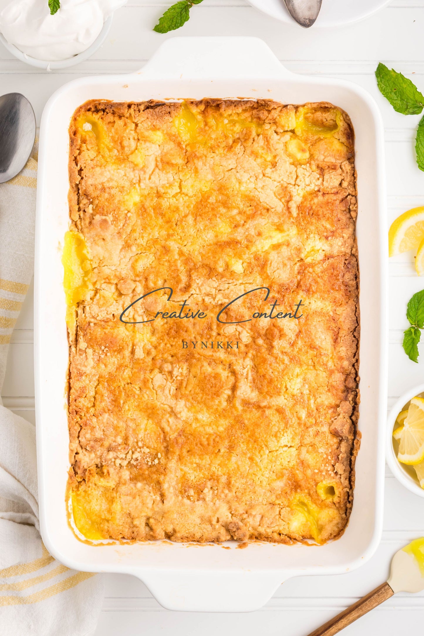 Lemon Dump Cake-  Exclusive