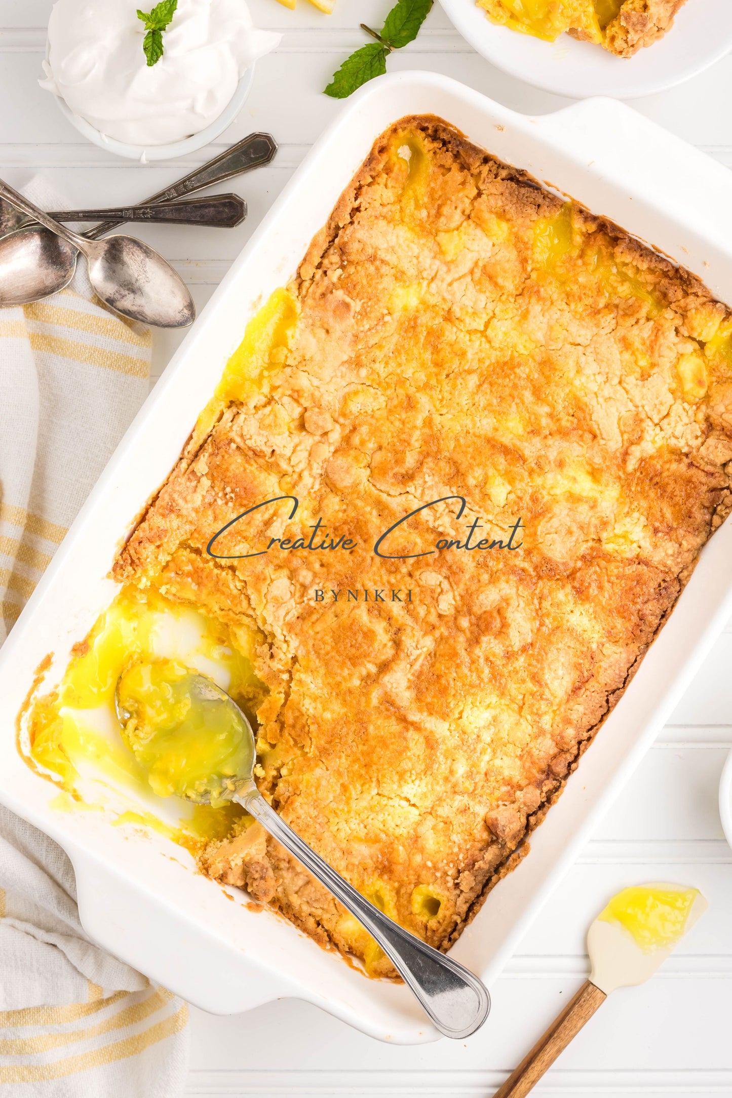 Lemon Dump Cake-  Exclusive