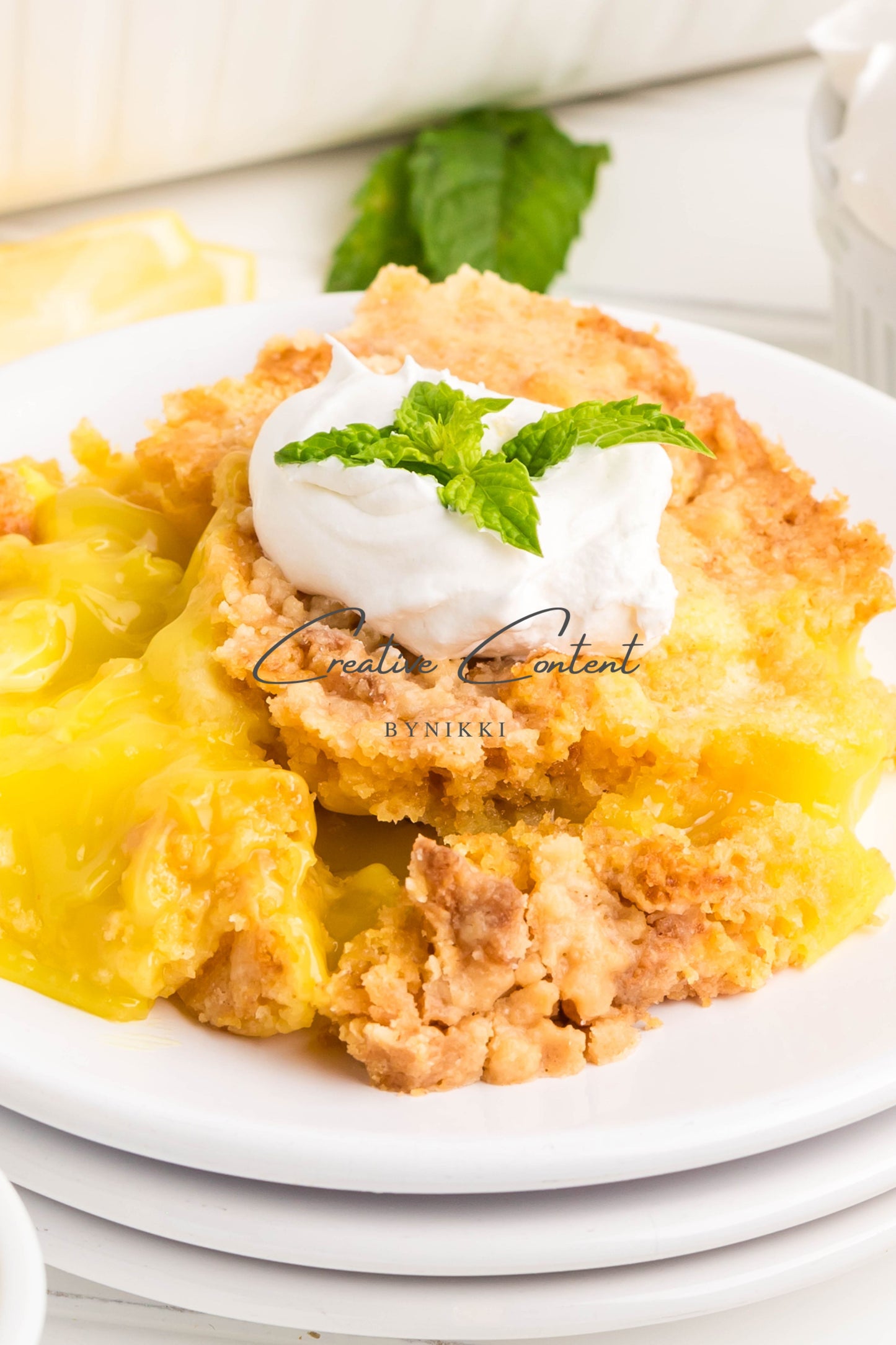 Lemon Dump Cake-  Exclusive