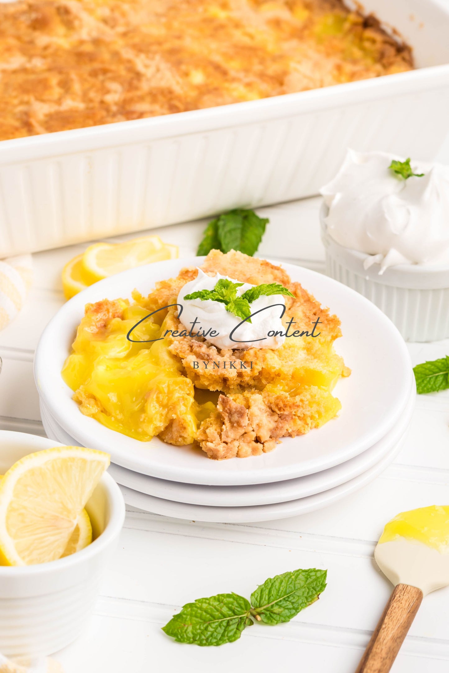 Lemon Dump Cake-  Exclusive