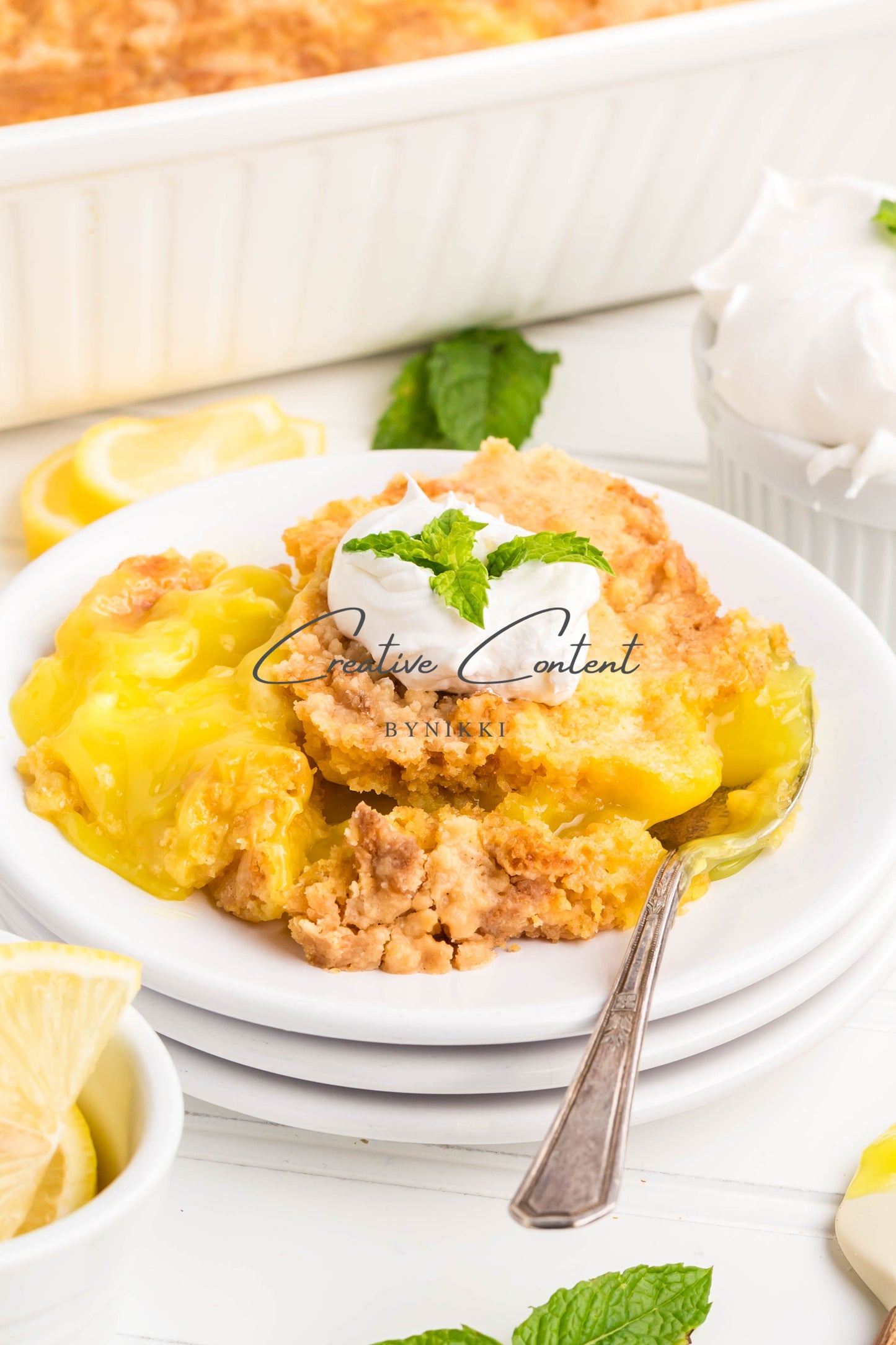 Lemon Dump Cake-  Exclusive