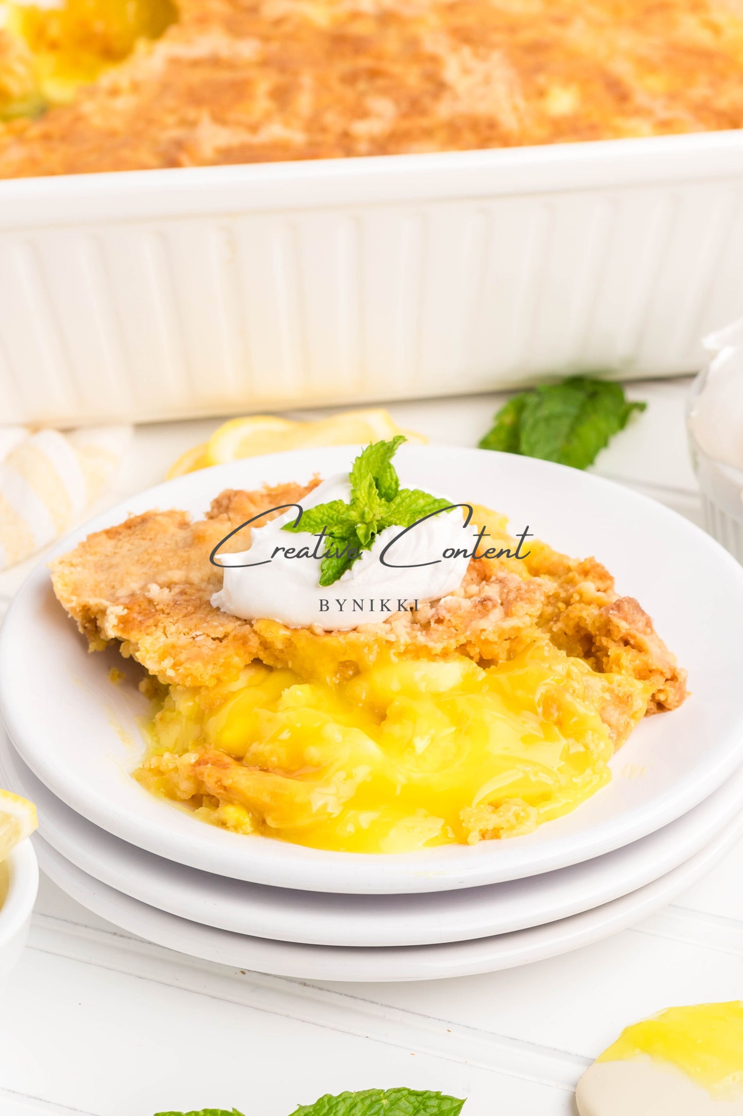 Lemon Dump Cake-  Exclusive